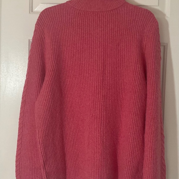 Quarter Zip Sweater - Pink NWOT - Picture 8 of 15